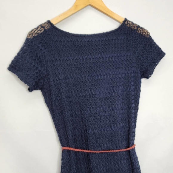 TACERA Cable Knit Short Sleeve Fit & Flare Double Lined Knee Length - Picture 16 of 16